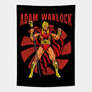 Retro Adam Warlock Tapestry