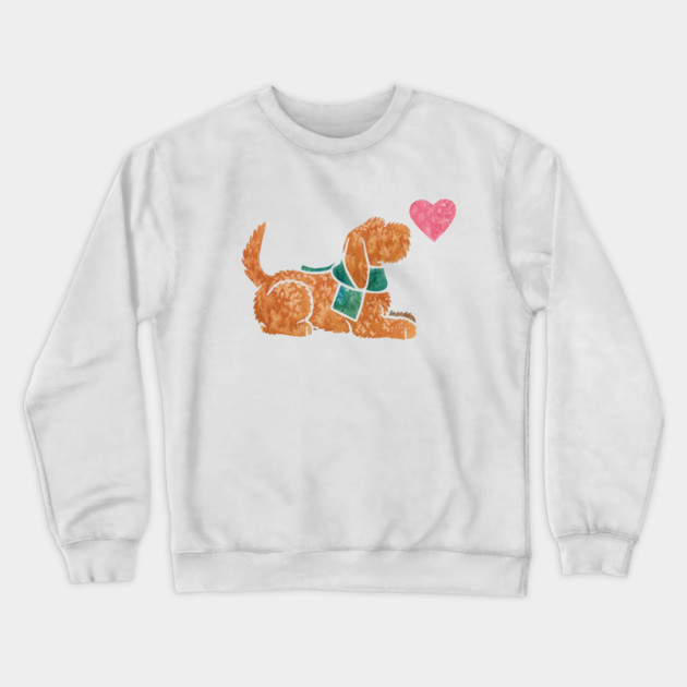 Basset Fauve de Bretagne Crewneck Sweatshirt by animalartbyjess