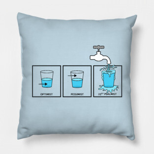 23rd Psalmist Glass of Water Pillow