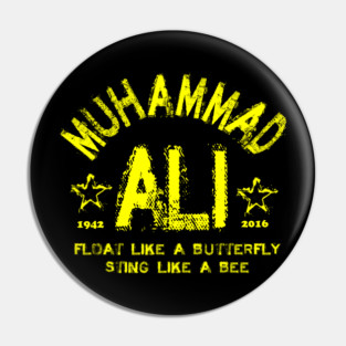 Vintage Muhammad Ali Tee Pin