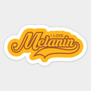 I Love Melanin | Black Woman | African American | Black Lives Magnet