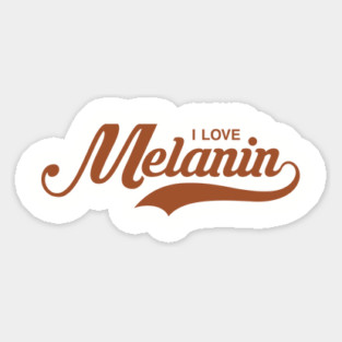 I Love Melanin, Black Woman, African American, Black Lives Magnet