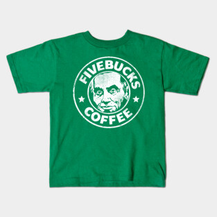 Fivebucks Coffee vintage Kids T-Shirt
