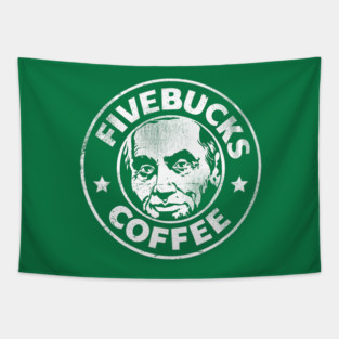 Fivebucks Coffee vintage Tapestry