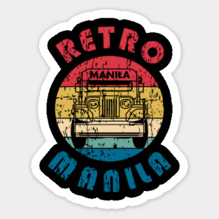Retro Manila Vintage Sticker