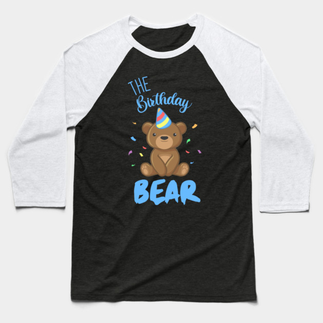 The Birthday Bear Baseball T-Shirt by enrynz