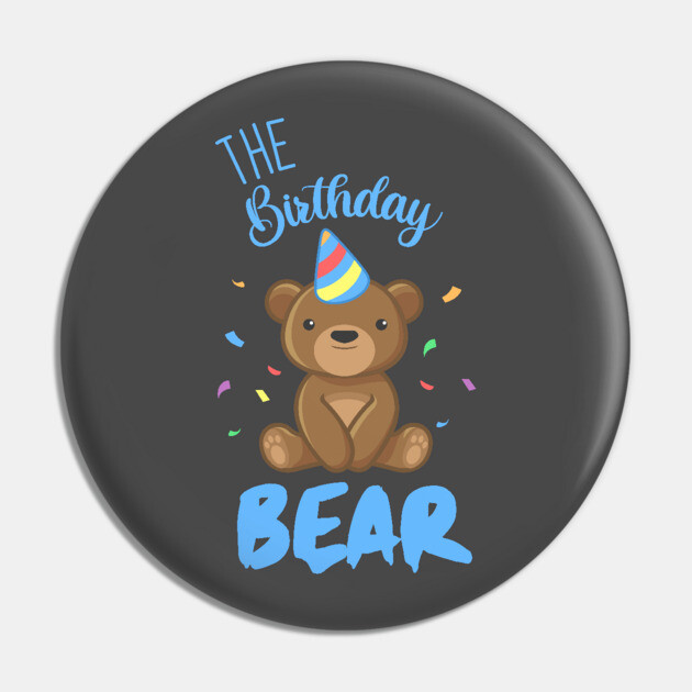 The Birthday Bear Pin by enrynz