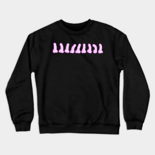 Magical marching dildos Crewneck Sweatshirt