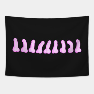 Magical marching dildos Tapestry