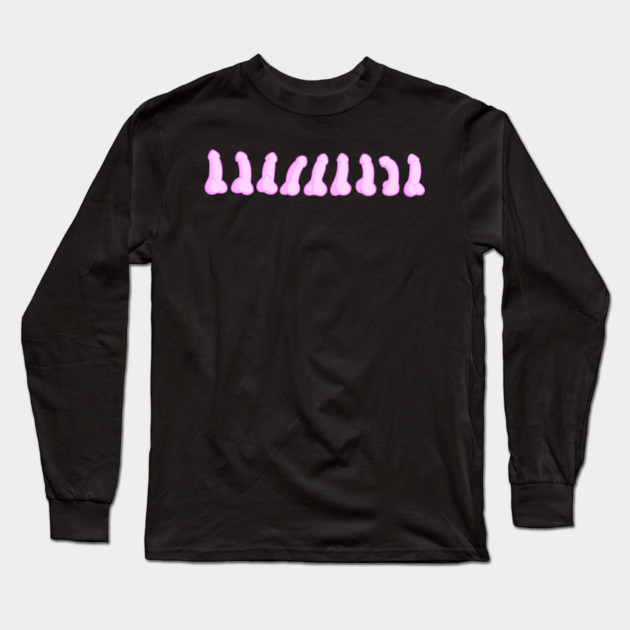 Magical marching dildos Long Sleeve T-Shirt by John Wigger