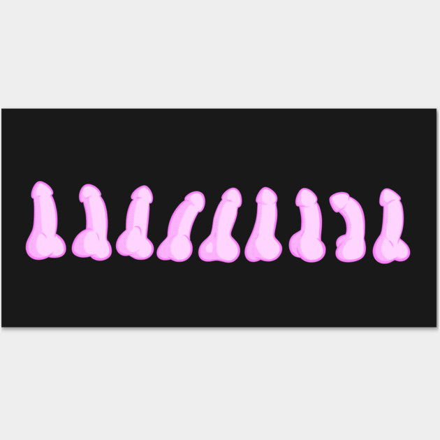 Magical marching dildos Wall Art by John Wigger