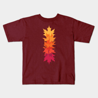Falling Maple : Warm Kids T-Shirt