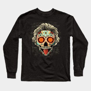 Calavera Einstein Long Sleeve T-Shirt
