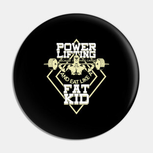 Powerlifting Competition Strength Training Gift Pin