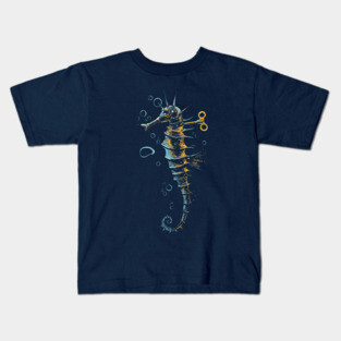 mechanical seahorse Kids T-Shirt