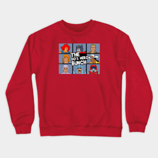 80s Hero Bunch Crewneck Sweatshirt