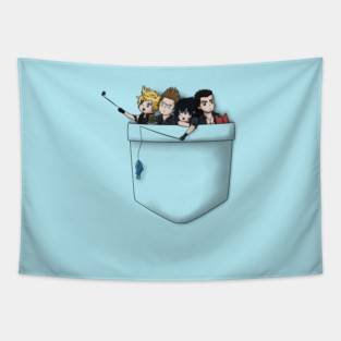 Pocket Chocobros Tapestry