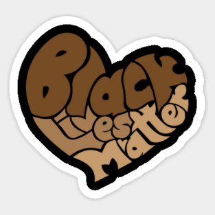 Black Lives Matter Heart | African American | Black Lives Matter | Black Historys Matter | Black History Sticker