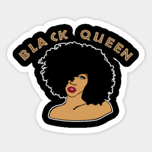 Black Queen, Black Woman, African American, Black Lives Matter, Black History Magnet