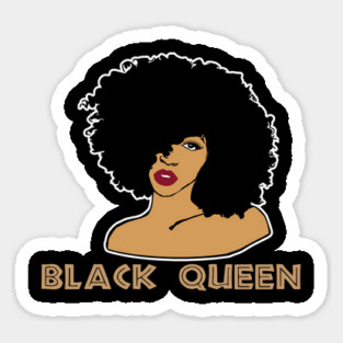 Black Queen, Black Woman, African American, Black Lives Matter, Black History Magnet