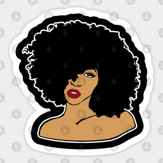 Black Woman, African American, Black Lives Matter, Black History Sticker by UrbanLifeApparel