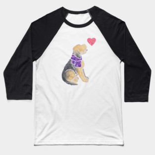 Otterhound watercolour Baseball T-Shirt