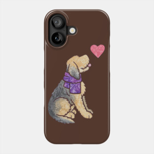 Otterhound watercolour Phone Case
