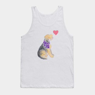 Otterhound watercolour Tank Top