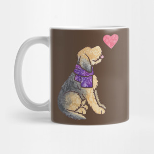 Otterhound watercolour Mug