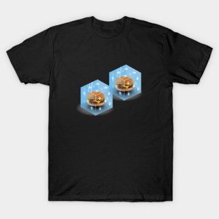 Cheeseburger in a Pair of Dice T-Shirt