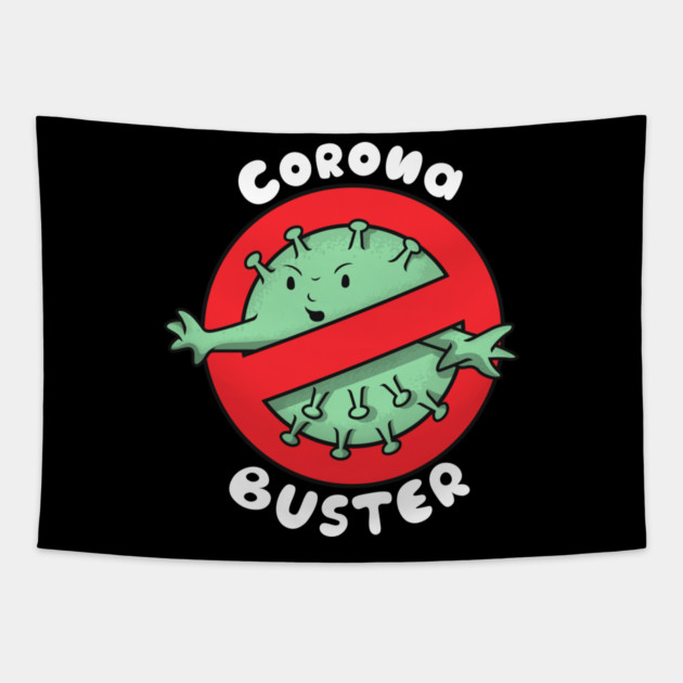 Corona Buster Tapestry by enrynz