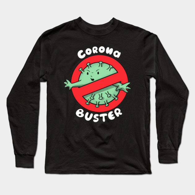 Corona Buster Long Sleeve T-Shirt by enrynz