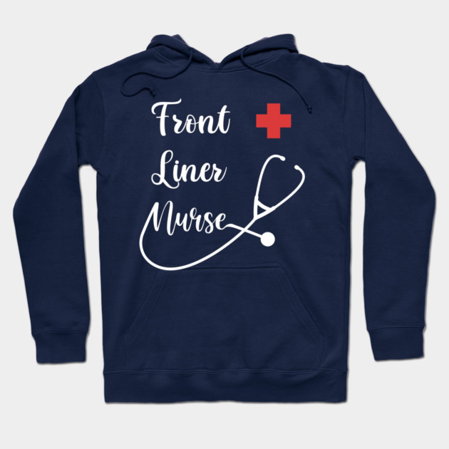 Front Liner Nurse Hoodie by enrynz