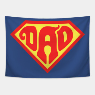 Super Dad Tapestry