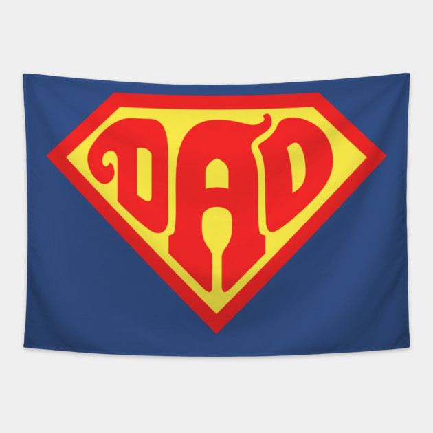 Super Dad Tapestry by enrynz