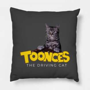 Toonces the Driving Cat Pillow