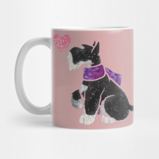 Miniature Schnauzer (black and silver) Mug