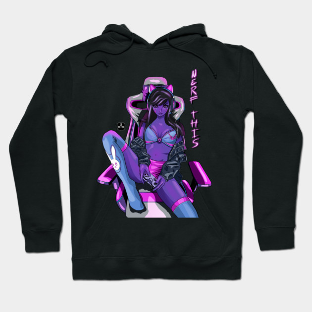 Overwatch Dva Overwatch Black Hoodie Dva Overwatch Pullover Dva