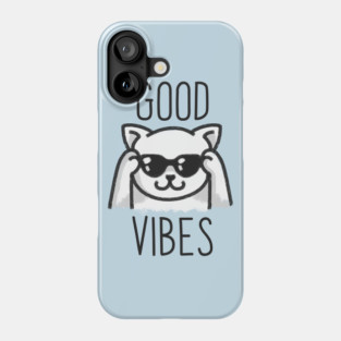Good Vibes Cat Phone Case