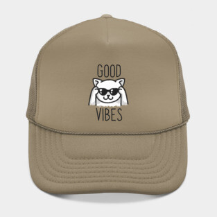 Good Vibes Cat Hat