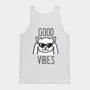 Good Vibes Cat Tank Top