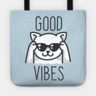 Good Vibes Cat Tote