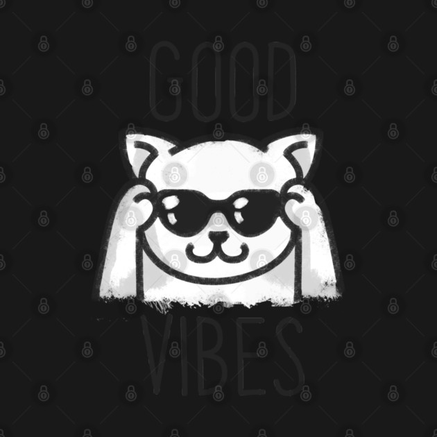 Good Vibes Cat by enrynz