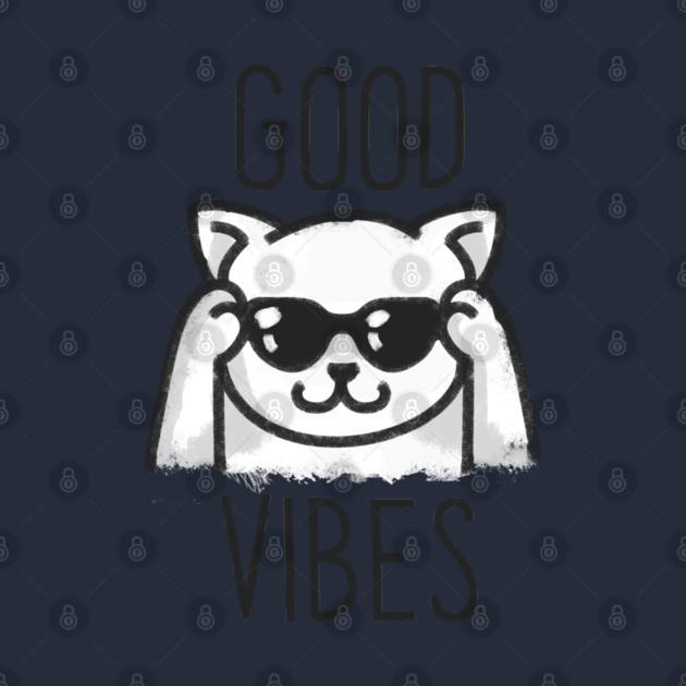 Good Vibes Cat by enrynz