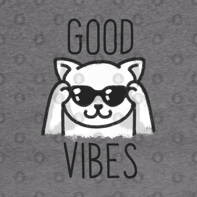 Good Vibes Cat by enrynz