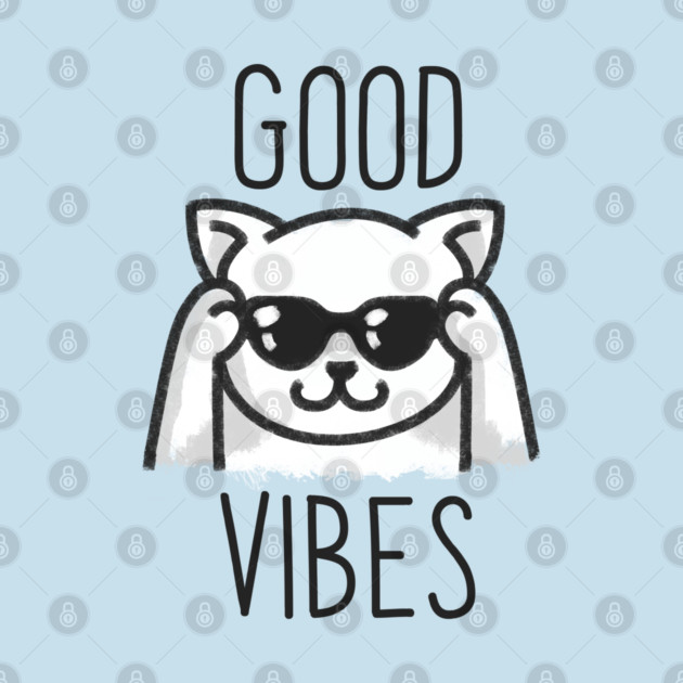 Good Vibes Cat by enrynz