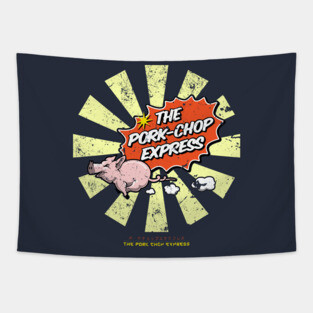 The Pork Chop Express Retro Japanese Big Trouble In Little China Tapestry