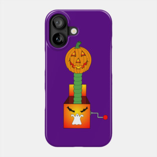 Jack-in-the-Box-O-Lantern Toy Phone Case