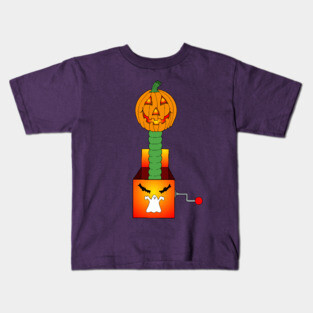 Jack-in-the-Box-O-Lantern Toy Kids T-Shirt