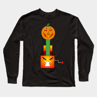 Jack-in-the-Box-O-Lantern Toy Long Sleeve T-Shirt